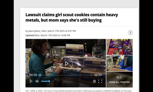 WARNING! GIRL SCOUT COOKIES REVEALED TO CONTAIN TOXIC METALS AND POISON!