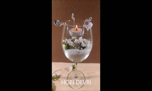  Kadehten Şamdan Yapımı