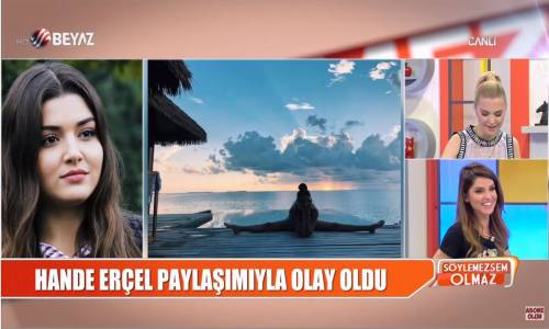Hande Erçel'in Paylaşımını Gören Bircan Bali'nin Gözü Korktu