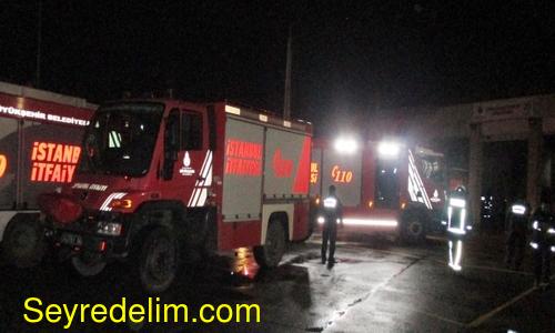 İtfaiye istasyonunda yangın