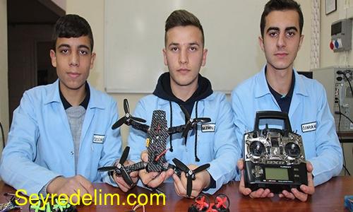 Öğrenciler, 85 kilometre hıza ulaşan hız dronu yaptı