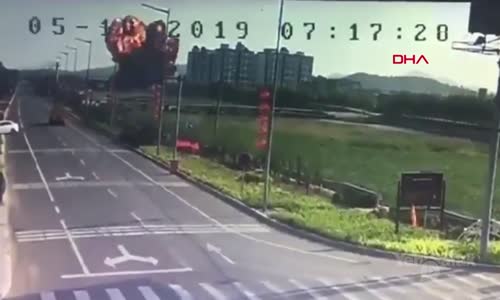 Savaş Uçağının Çakılma Anı Kamerada