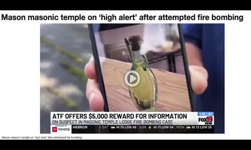 FREEMASON LODGE GETS FIREBOMBED! A PSYOP SO FAKE IT COULD ONLY TAKE PLACE IN A TOWN NAMED MASON!