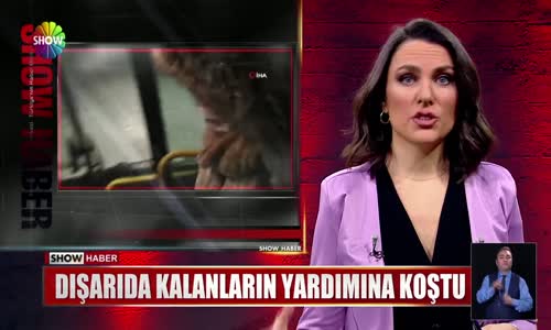 Otobüs şoföründen örnek davranış 