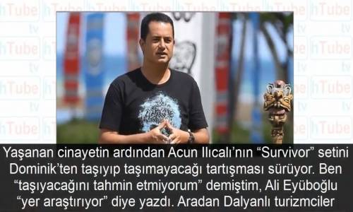 Acun Ilılcalı'dan Survivor'da Türkiye Sürprizi
