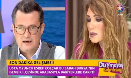 Eşref Kolçak Trafik Kazası Yaptı; Cengiz Semercioğlu Özür Diledi