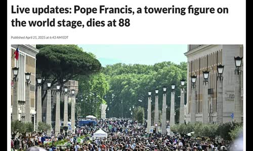 POPE FRANCIS EXITS THE WORLD STAGE! HOW POPE FRANCIS LAID THE BLUEPRINT FOR THE ONE WORLD RELIGION!