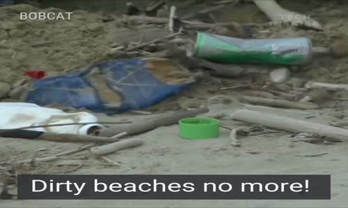 Bu cihaz ile plajlar tertemiz olacak