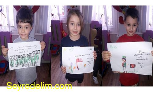 Asker ağabeylerini unutmadılar