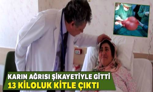 Ameliyat Olmaktan Korkan Kadının Karnından 13 Kiloluk Kitle Çıktı