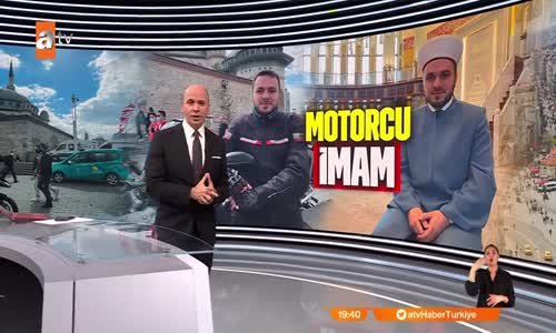 Taksim Camii’nin motorcu imamı 