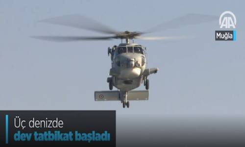 Üç Denizde Dev Tatbikat Başladı