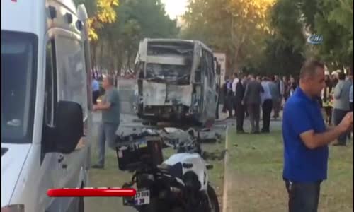 Mersin'de Polis Servis Aracına Bombalı Saldırı