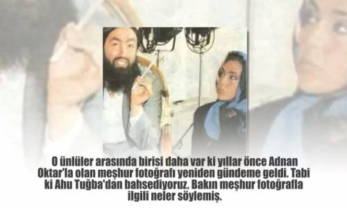 Ahu Tuğba Adnan Oktar'la Olan Fotoğrafının Hikayesini Anlattı
