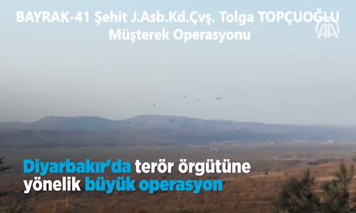 Diyarbakır'da Terör Örgütüne Yönelik Büyük Operasyon 