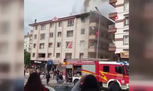Ankara’da korkutan yangın 