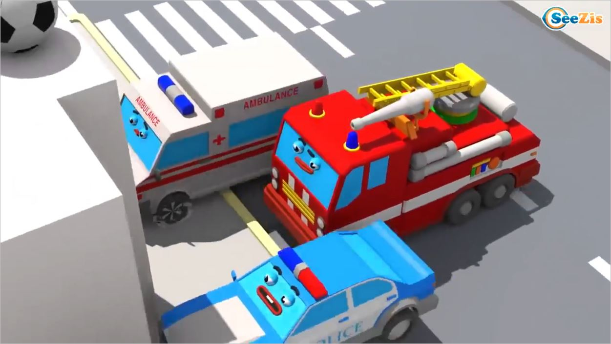 İtfaiye Arabası Ve Kamyon