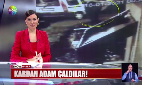 Kardan adam çaldılar! 