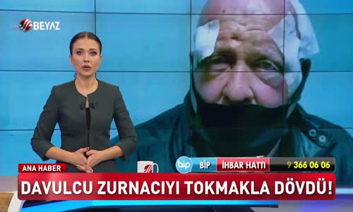 Davulcu zurnacıyı tokmakla dövdü!