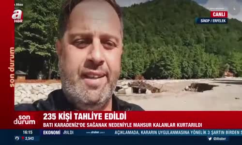 Sinop ve Kastamonu'da sel tehlikesi! 3 köy boşaltıldı