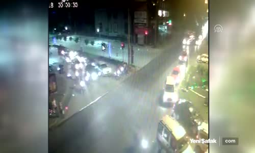 İki Motosikletlinin Öldüğü Kaza Kameraya Yansıdı