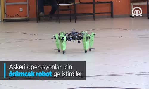 Askeri Operasyonlar İçin Örümcek Robot Geliştirdiler