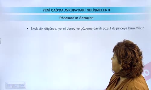 EBA TARİH LİSE - YENİ ÇAĞ'DA AVRUPA'DAKİ GELİŞMELER - RÖNESANS'IN SONUÇLARI
