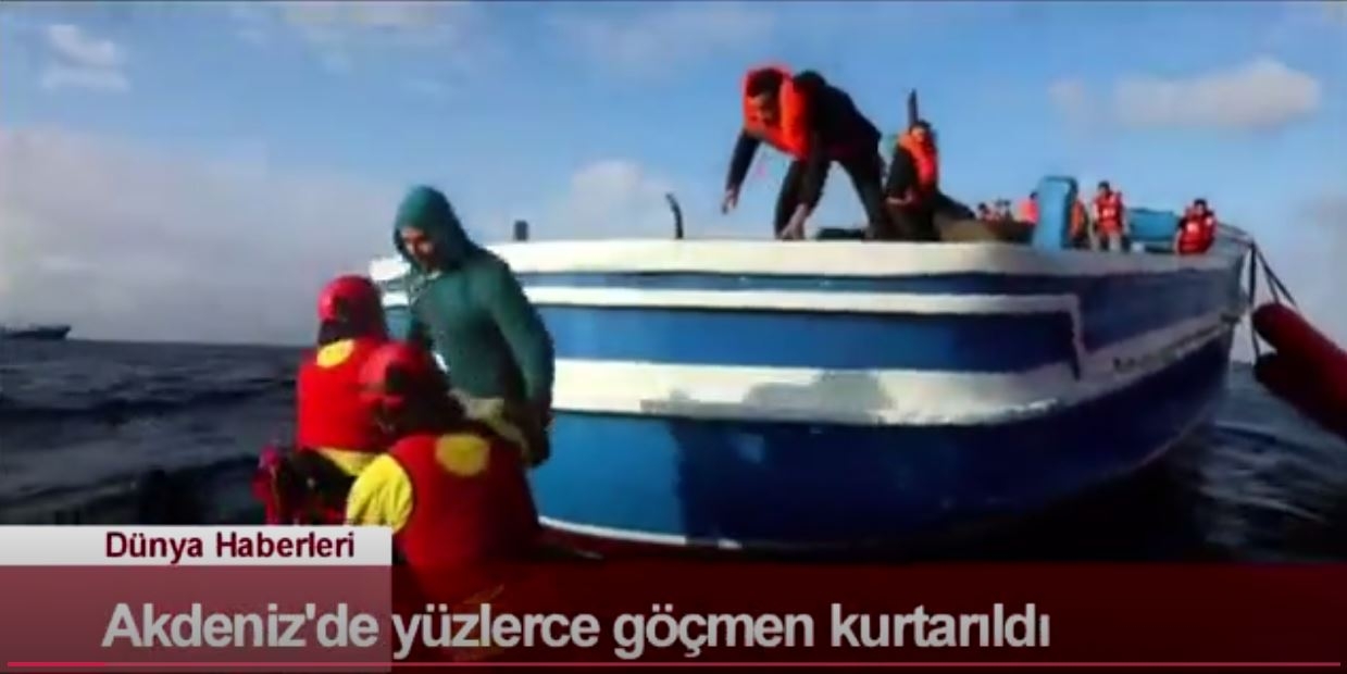 Dünya Haber: Akdeniz'de Yüzlerce Göçmen Kurtarıldı