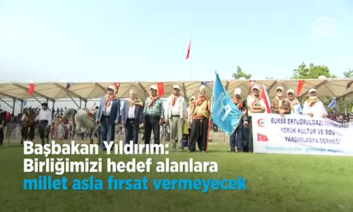 Başbakan  Birliğimizi Hedef Alanlara Millet Asla Fırsat Vermeyecek 