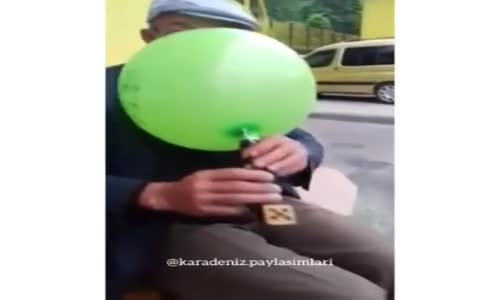 Balonla Tulum Çalan Dayı