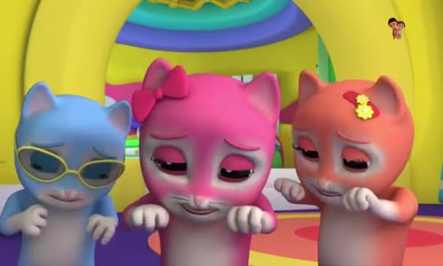 Üç Küçük Yavru Kedi - Çocuk Şarkısı - Tekerlemeler - Luke & Lily Tarafından Okul Öncesi Çocuklar İçin Şarkılar