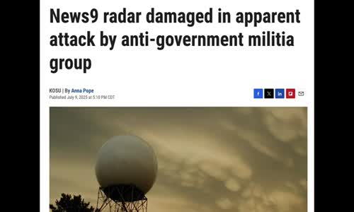 PSYOP ALERT! ANTI GOVERNMENT MILITIA TARGETING WEATHER TOWERS INFLUENCED BY MISINFORMATION ONLINE!