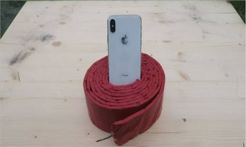  İphone X - 1000 Kestane Fişek Sağlamlık Testi # 90