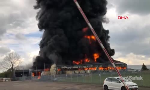 Havaalanı Yakınında Korkutan Yangın