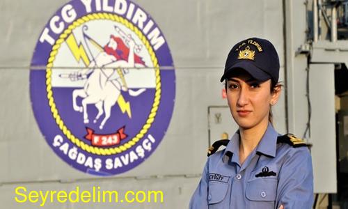 Türk savaş gemisinin perisi