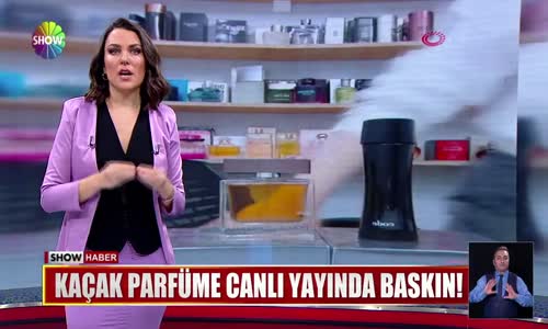 Kaçak parfüme canlı yayında baskın! 