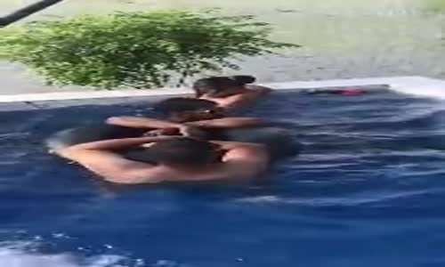 Havuza Sığırlama Dalan Eleman 