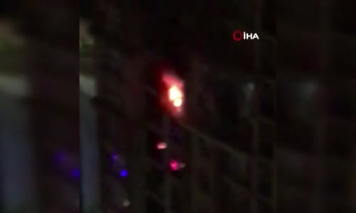 Başakşehir’de 15 katlı binada korkutan yangın 