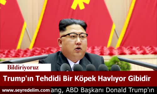 Trump'ın Tehdidi Bir Köpek Havlıyor Gibidir