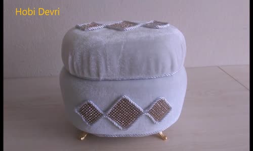 Dondurma Kutusundan Çok Şık Dekoratif Sandık Yapımı