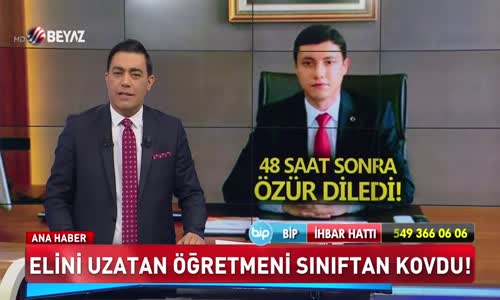 ELİNİ UZATAN ÖĞRETMENİ SINIFTAN KOVDU!