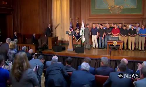 Başkan Trump Enerji Bağımsızlığının İcra Emrini İmzaladı