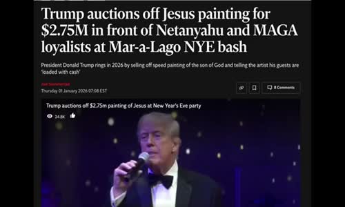 THE GREAT TRUMP GATSBY NEW YEARS EVE GALA! THE ELITES MOCK JESUS IN FREEMASONIC RITUAL AUCTION!
