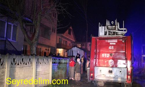 Yangında feci şekilde can verdi!