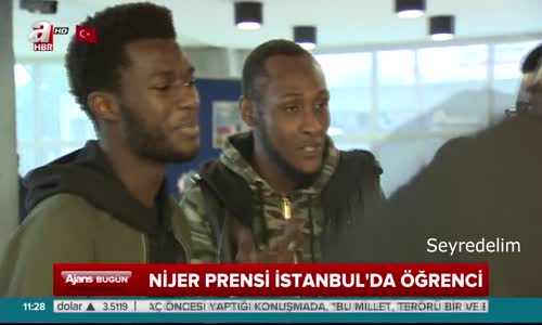 Nijer Prensi Muhammed Samaila Mera istanbul'da öğrenci