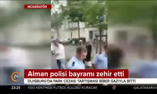Almam Polisi Türk Aileye Bayramı Zehir Etti