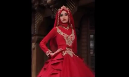 Tesettür Gelinlik Nişanlık Başı Modelleri 