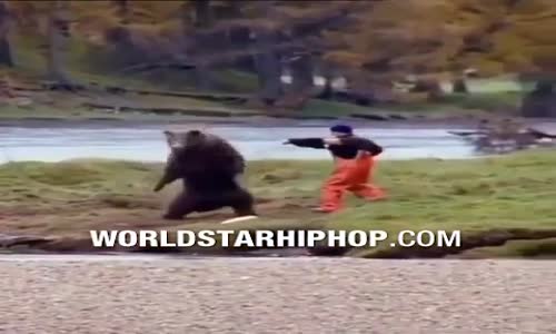 Ayıyla Kavga Ederken Ölümcül Darbe İçin Uygun Anı Kollamak