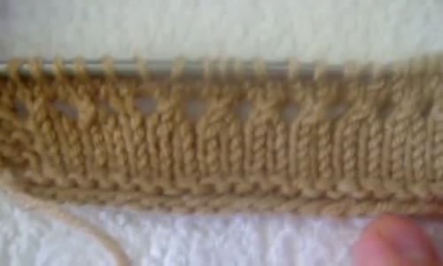 Delikli Örgü (Basit Ajur)Nasıl Örülür? 