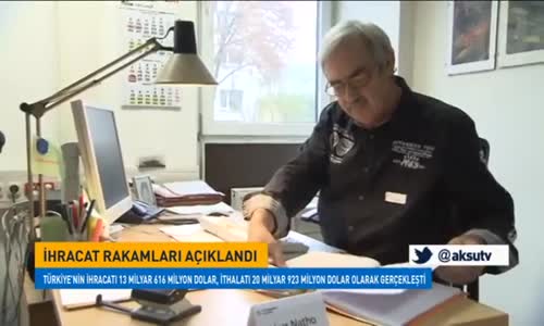İhracat Rakamları Açıklandı